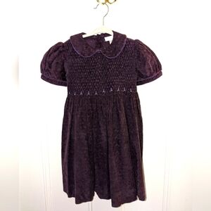 Sophie Dress eggplant purple cordory dress